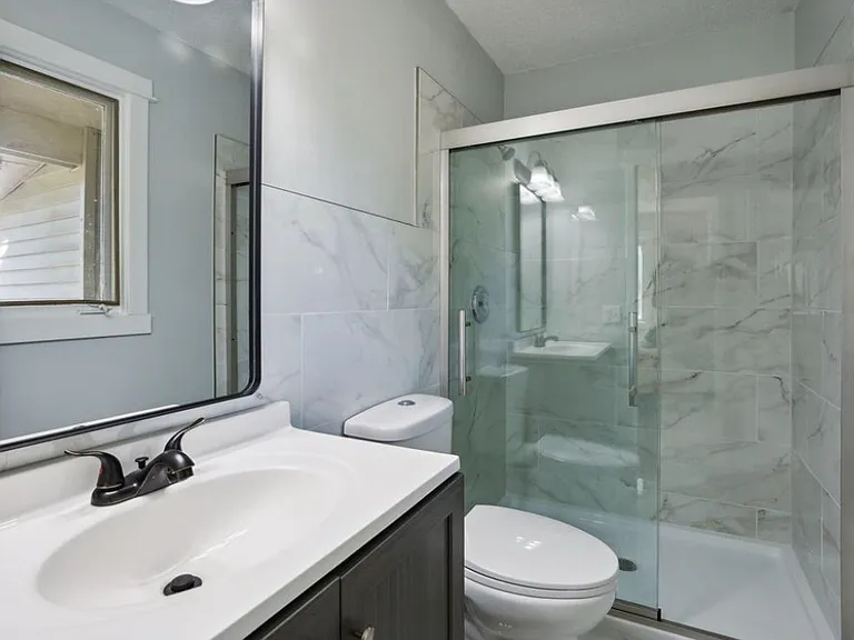Basement bathroom