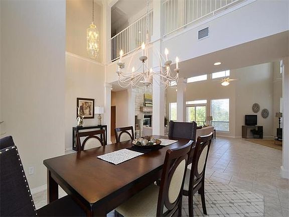 Large formal dining room.