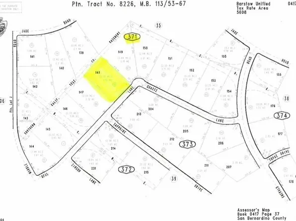 0 Apn Lot 41737108-148, Barstow, CA 92311