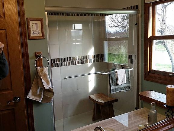 New bathrooms, tile showers