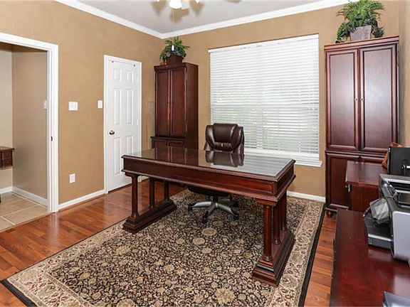 2nd Bedroom down with full bath or study.