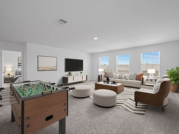 Virtually Staged Game room