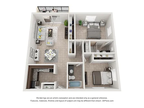 Floor plan Model B2