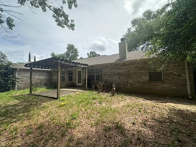 Backyard and patio