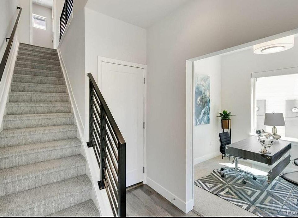 First floor single car garage access and office