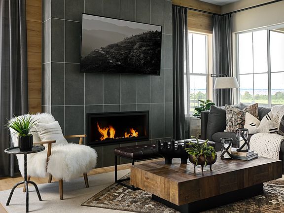 Amber Light Great Room