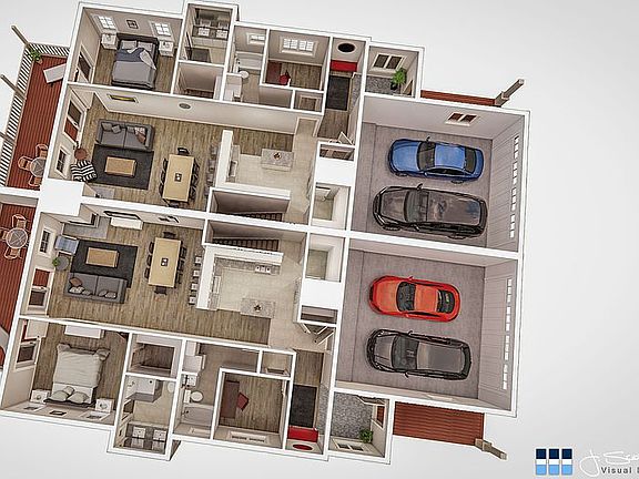 Upper Level for Both Units