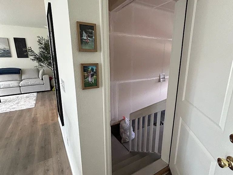 Entrance from the Garage