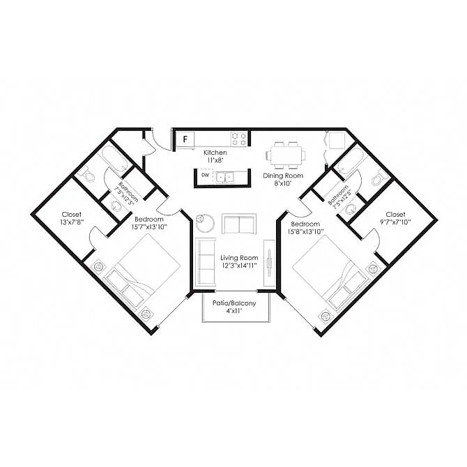 Floor plan B7R