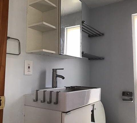 newly remodeled bathroom