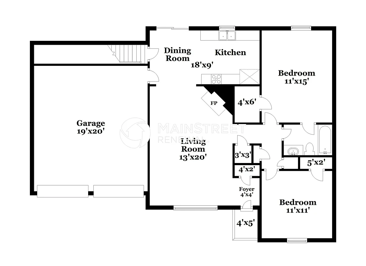 Floor Plan - 4217 Oak Country Dr