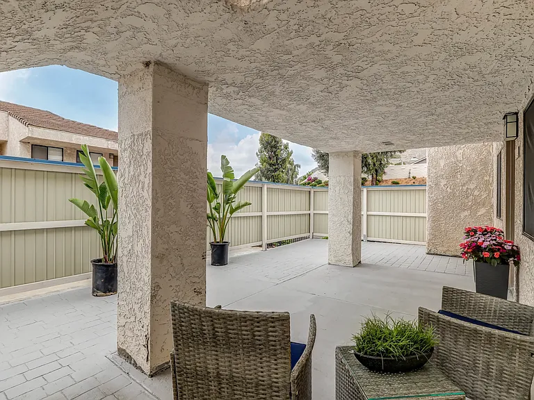 Largest patios in the market area.