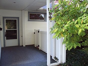 Front covered porch.