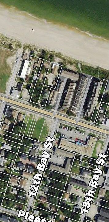 One block to the beach