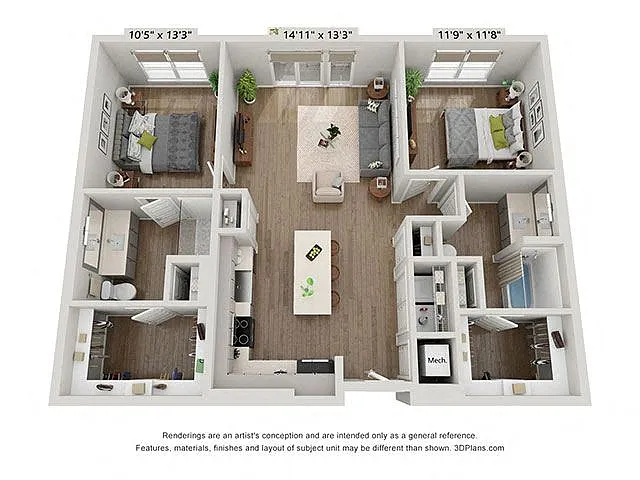 Floor plan B2