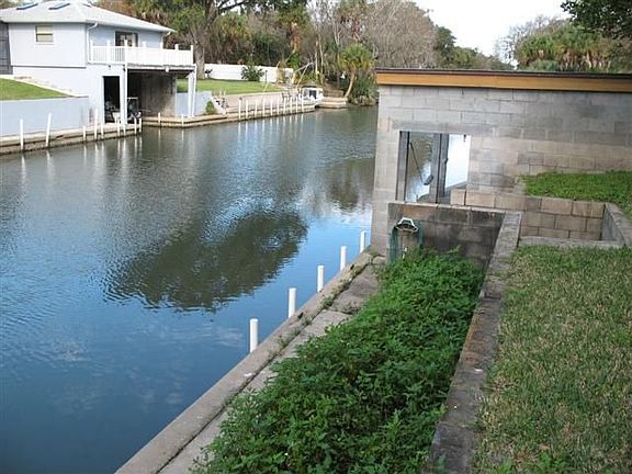 seawall and boathouse