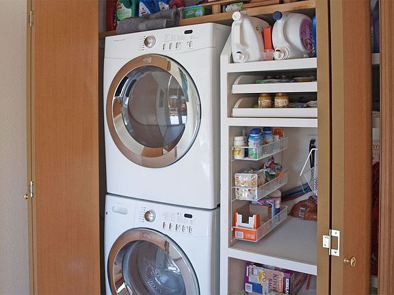Washer and dryer stay with all other appliances