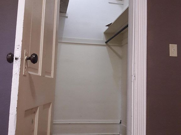 Entry closet to right of front door.