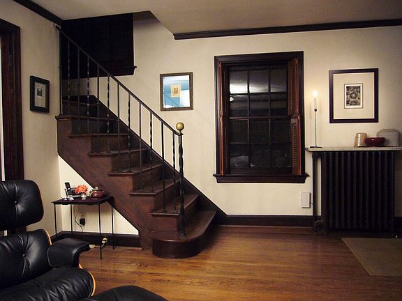 Hardwood floors throughout.