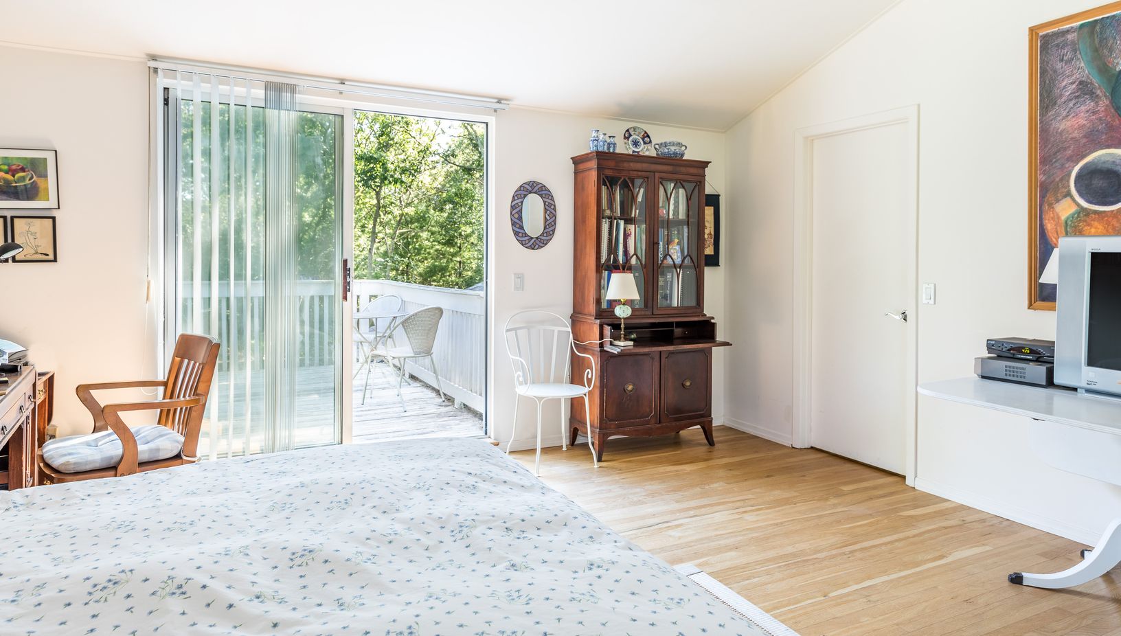  2nd Floor Master Suite with Private Deck Overlooking the Pool and Private Grounds
