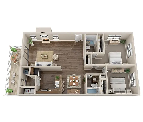 Floor plan The Finley