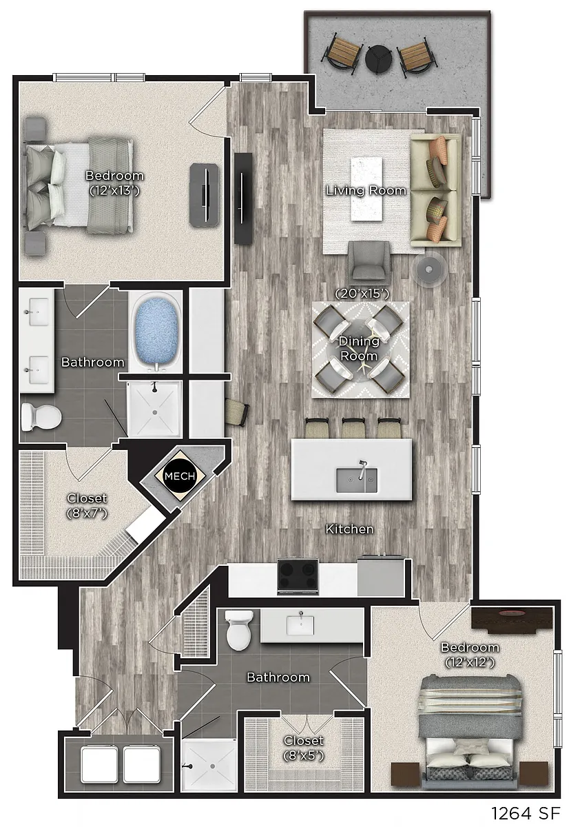 Floor plan T