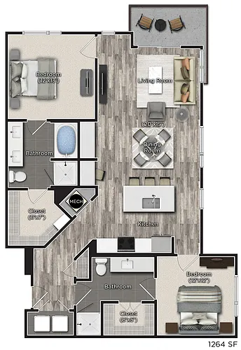 Floor plan T