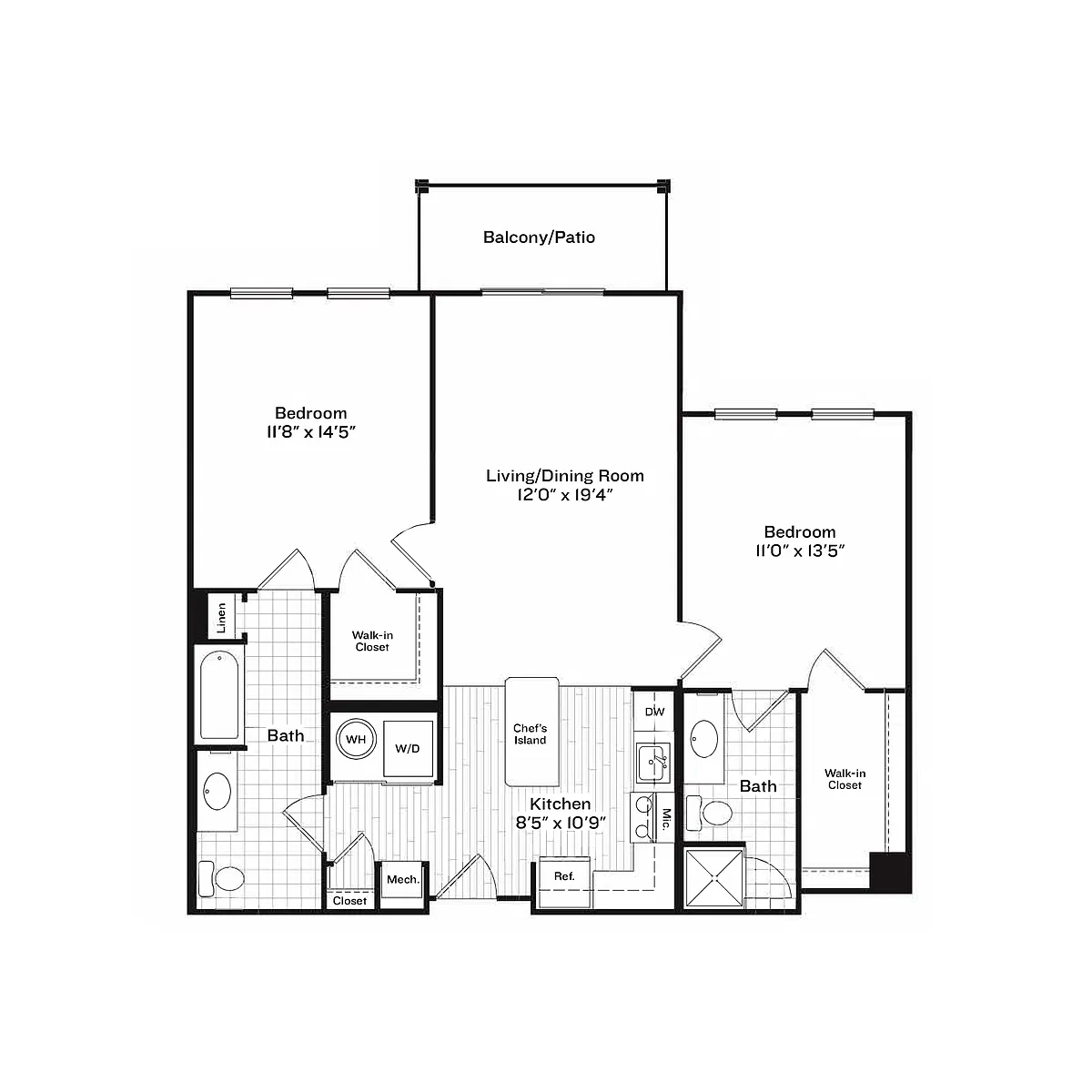 Floor plan Flagship 1