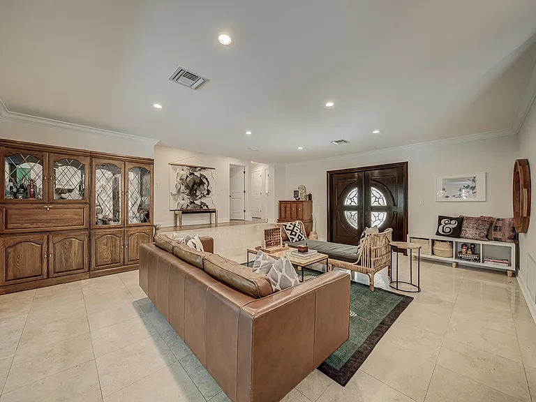 Front living room upon entering the house.