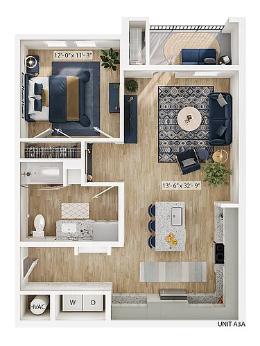Floor plan A3-ADA