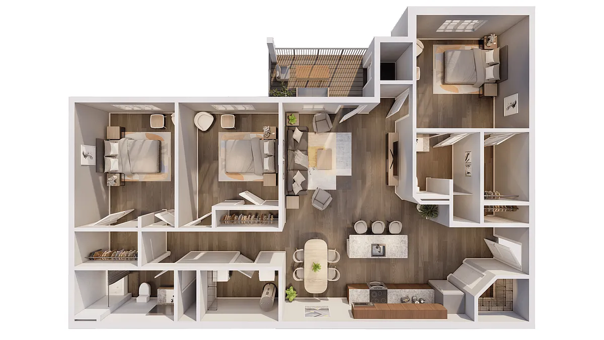 Floor plan 3A