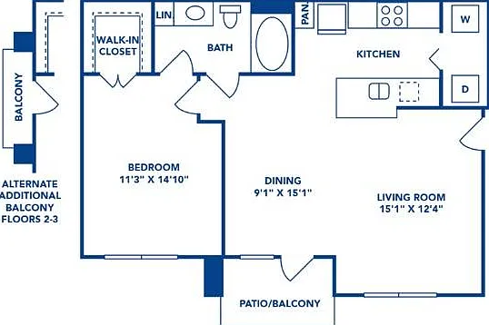1 Bedroom | 1 Bath | 751 SF 1 Bedroom | 1 Bath | 751 SF