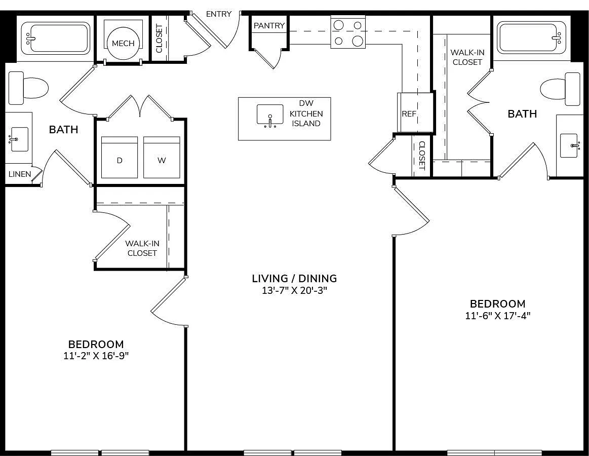 Floor plan B3