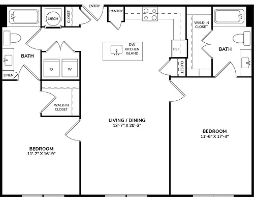 Floor plan B3