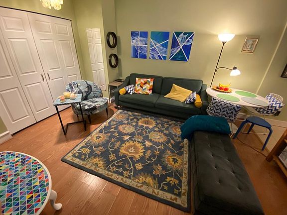 A possible layout for the living room.