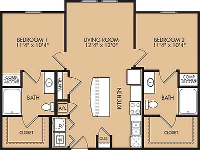Floor plan B1A