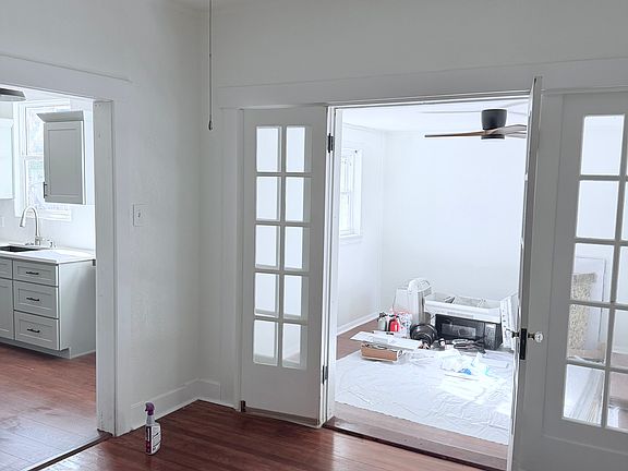 Dining room looking into bedroom