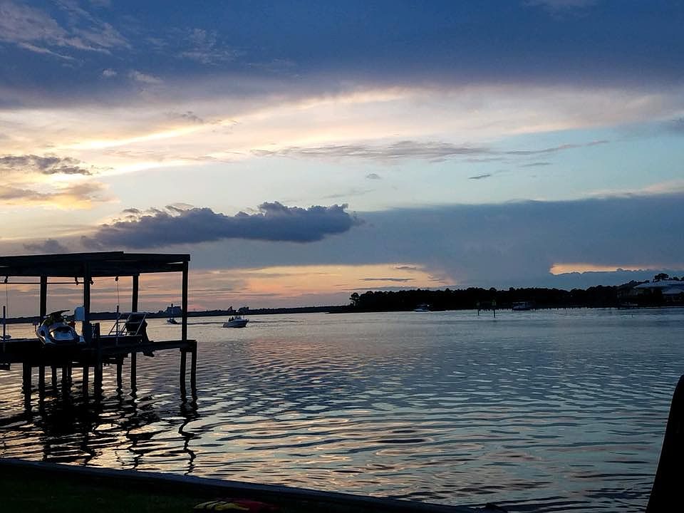 Evening sky pre-hurricane