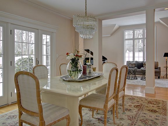 Dining Rm with nature views
