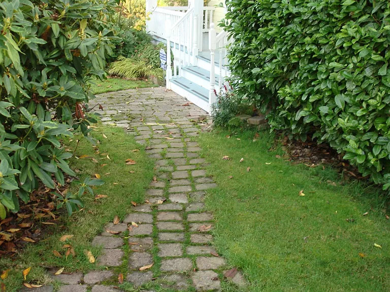 Garden Brick Path to Steps
on Front Porch