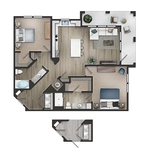 Floor plan de Rosa