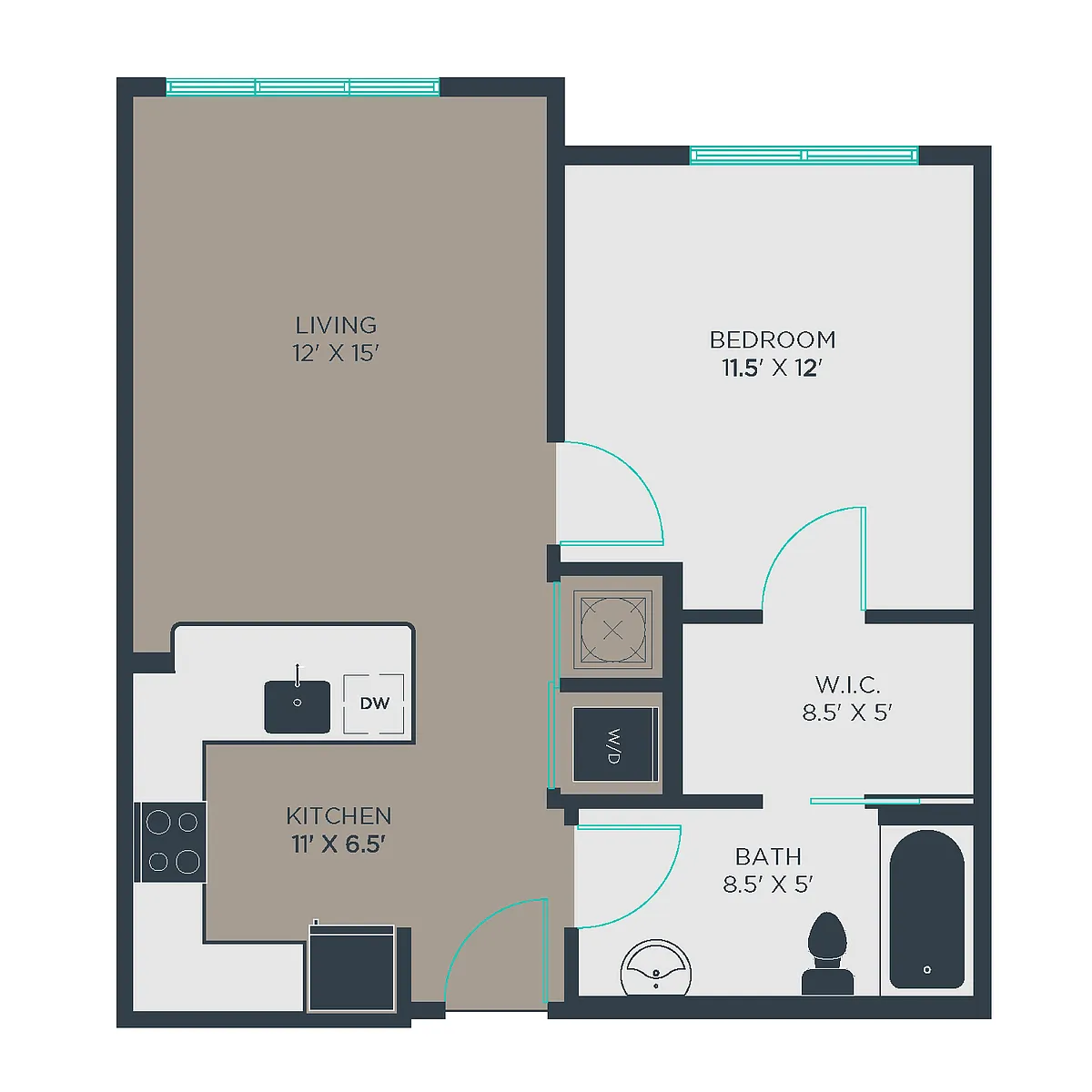 Floor plan 1A