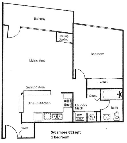 Floor plan Sycamore