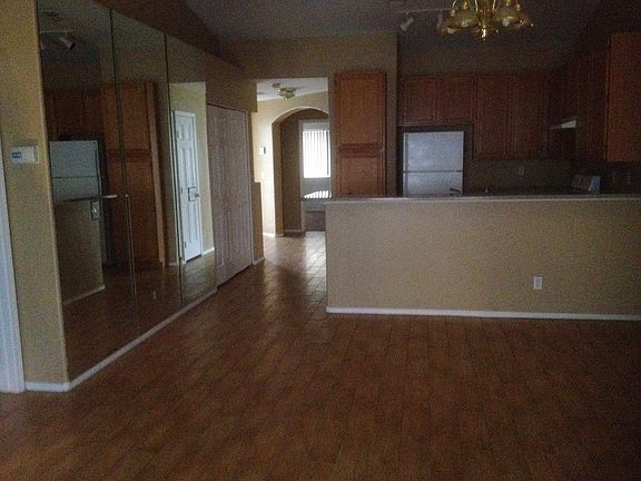 Living room facing kitchen