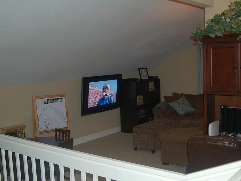 Custom family loft added for extra Office, living, or play s