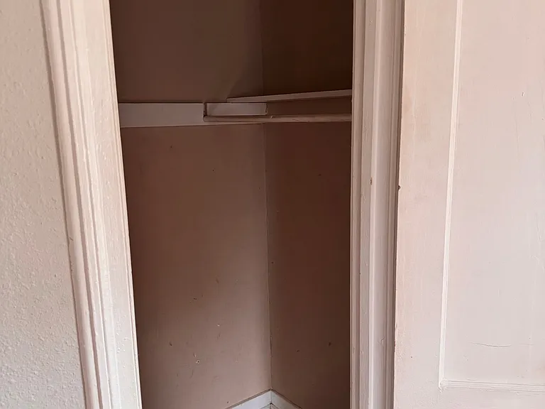 First bedroom closet