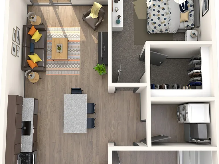 1 Bedroom | 1 Bath | 683 SF 1 Bedroom | 1 Bath | 683 SF