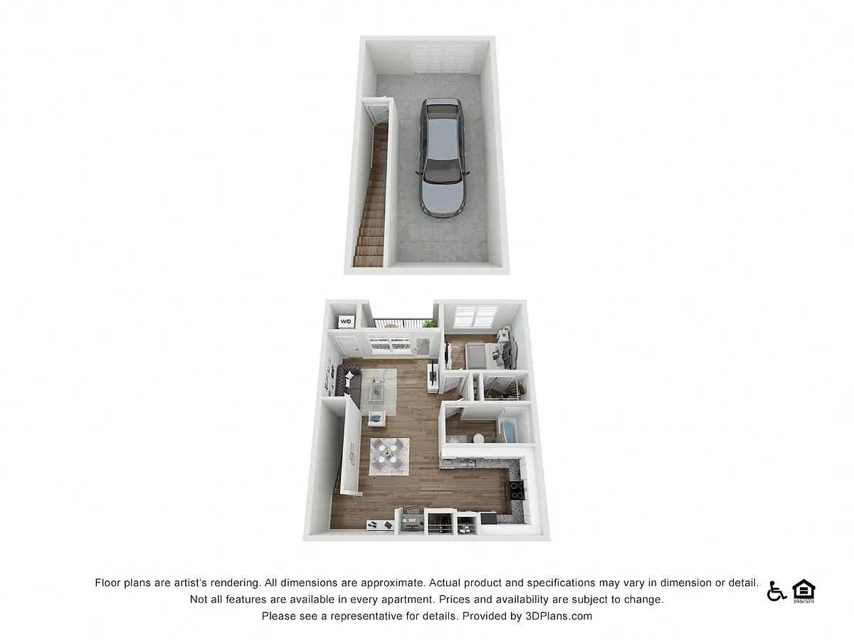 Floor plan A3 Garage | Marcel