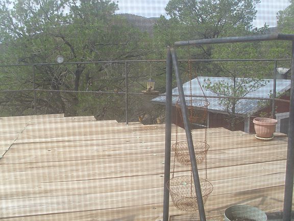 deck  and roof of laundry