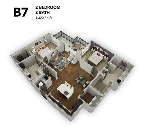 Floor plan B7